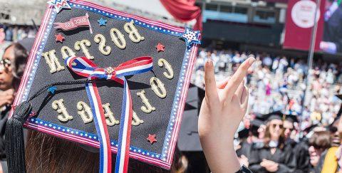 Decorated graduation cap