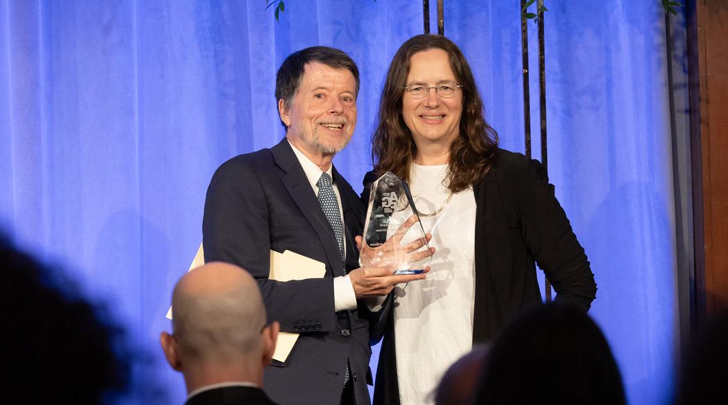 Ken Burns and Heather Cox Richardson at the Authors Guild Gala